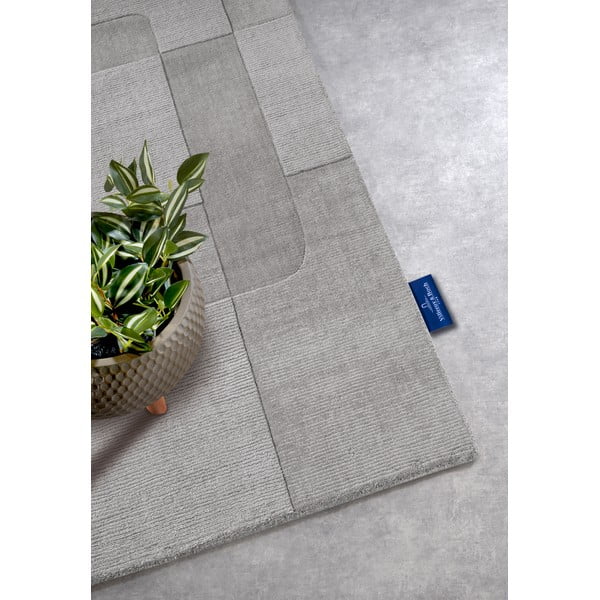 Сива ръчно изработена вълнена пътека 80x250 cm Charlotte – Villeroy&Boch-image-2