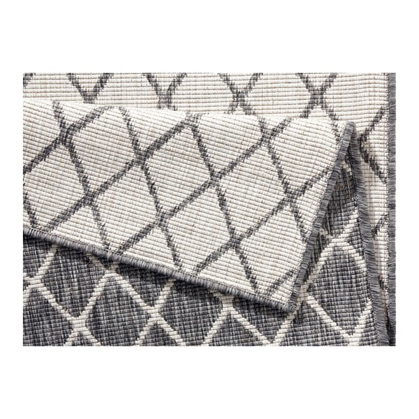 Сив и кремав килим за открито , 80 x 350 cm Malaga - NORTHRUGS-image-3