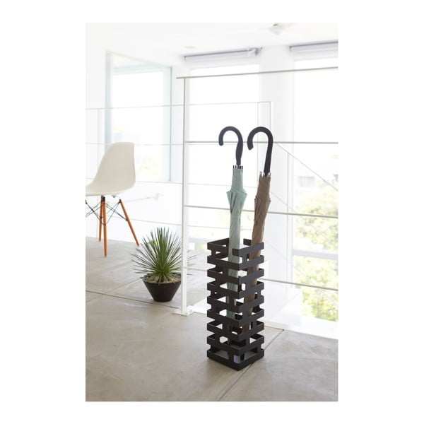 Черна стойка за чадър Brick - YAMAZAKI-image-1