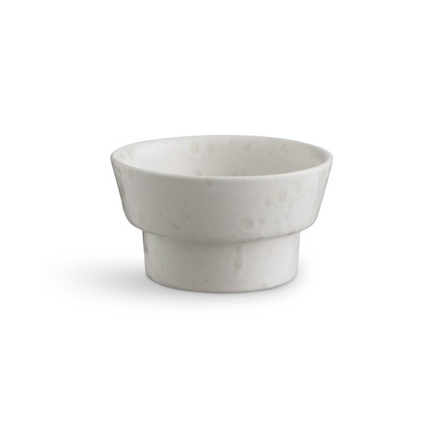Bílý kameninový svícen Kähler Design Ombria, ⌀ 9 cm