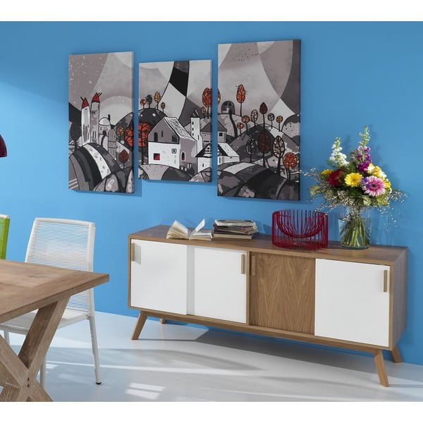 Картина от 3 части върху платно Пейзаж, 105 x 150 cm Triptych - Tomasucci-image-1