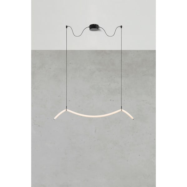 Черно-бяло LED висящо осветително тяло Melt – Markslöjd-image-2