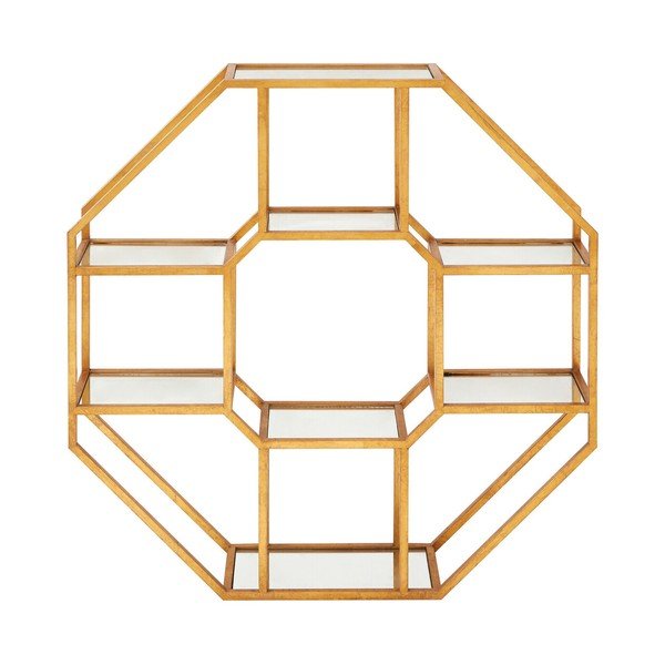 На няколко нива метален стенен рафт в естествен цвят 92 cm Zariah – Premier Housewares-image-3