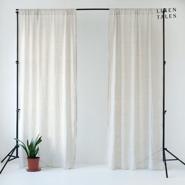 Кремава завеса 130x250 cm Daytime - Linen Tales