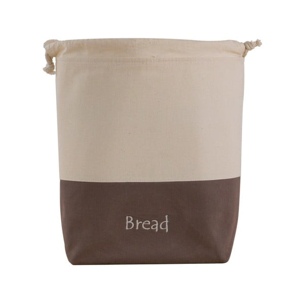Кафяво-бяла памучна торбичка за хляб Хляб - Furniteam