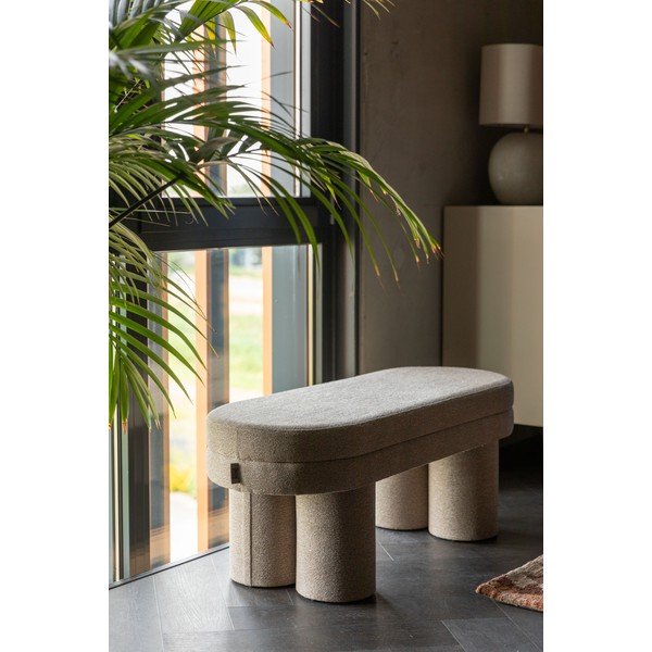 Бежова пейка от букле Fern – Dutchbone-image-1