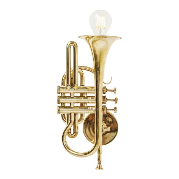 Закачалка за стена в златист цвят Trumpet Jazz - Kare Design
