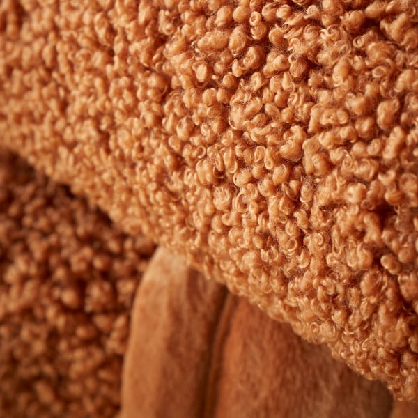 Оранжево одеяло от микроплюш 130x170 cm Velvet Boucle – Catherine Lansfield-image-2