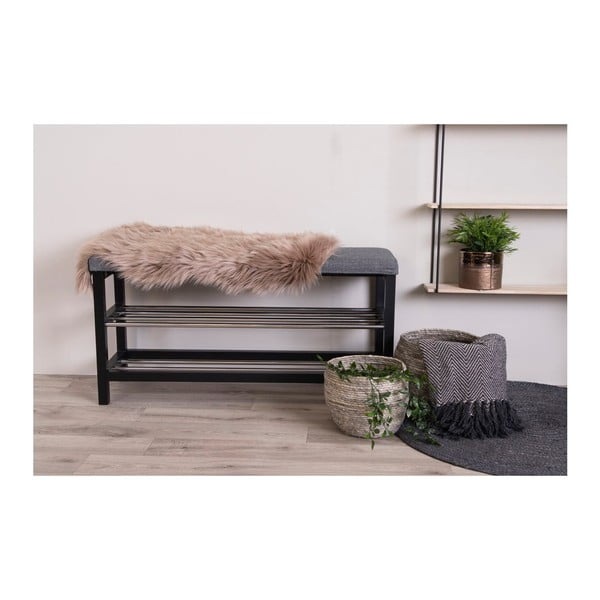 Кафява синтетична кожа 50x85 cm – House Nordic-image-2