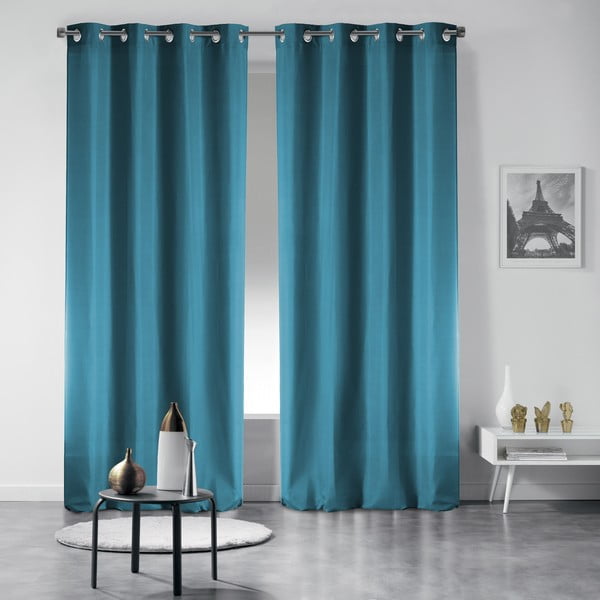 Синя затъмняваща завеса 135x280 cm Occult – douceur d'intérieur-image-4