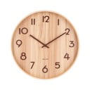 Светлокафяв стенен часовник, изработен от липово дърво Medium, ø 40 cm Pure - Karlsson