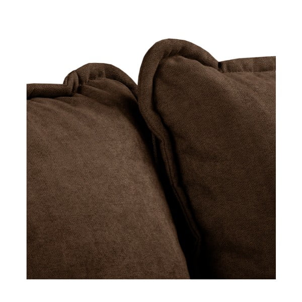 Тъмнокафяв ъглов диван (десен ъгъл) Beata - Ropez-image-1