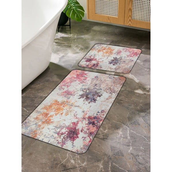Розово-лилави изтривалки за баня в комплект от 2 броя 60x100 cm - Mila Home-image-2