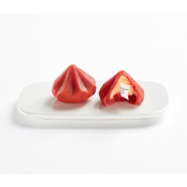 Червена силиконова форма за печене Fortune Pyramids - Lékué-image-1