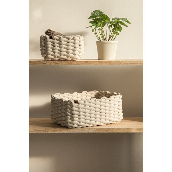 Текстилна кошница 35x25x14 cm Peach Skin M – Bigso-image-3