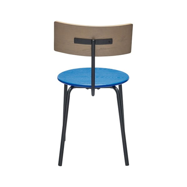 Трапезни столове в комплект от 4 бр. в син и естествен цвят Koi – Hübsch-image-3