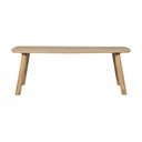 Трапезна маса от масивен дъб 100x180 cm Tablo – WOOOD