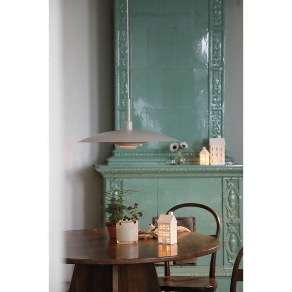 Бежово висящо осветително тяло с метален абажур ø 57 cm Piny – Markslöjd-image-2