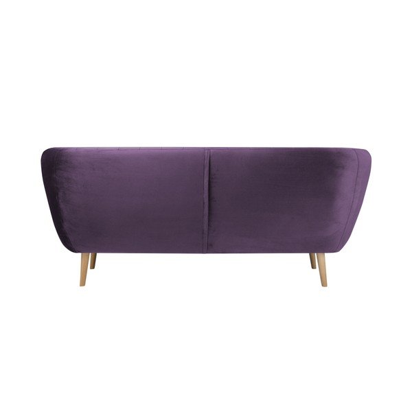 Fialová třímístná pohovka Mazzini Sofas Benito-image-4