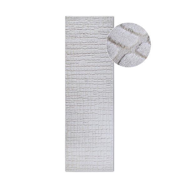 Кремава пътека 80x240 cm Artistique Cream White – Elle Decoration