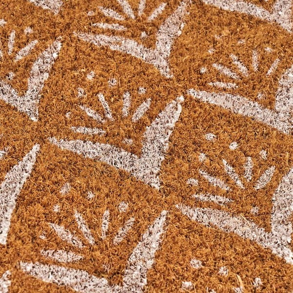 Рогозка от кокосови влакна 60x40 cm Mini White - Casa Selección-image-1