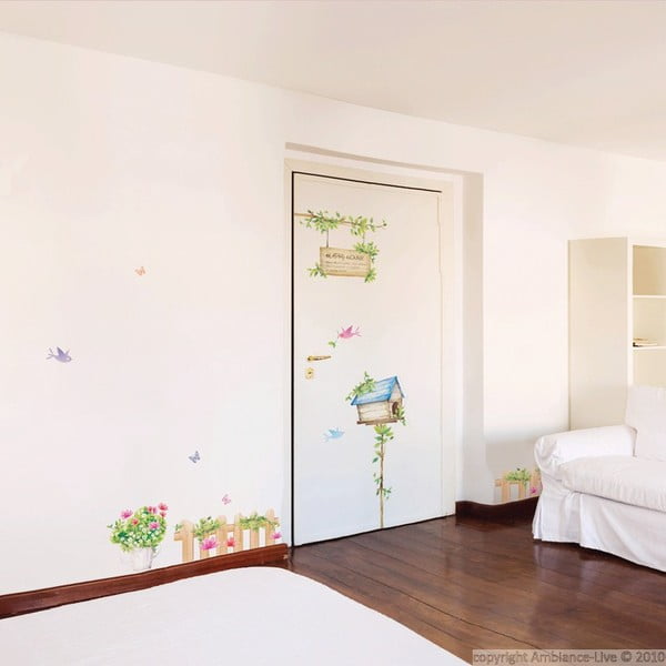 Комплект стикери за стена Happy House, 42x30 cm - Ambiance-image-1