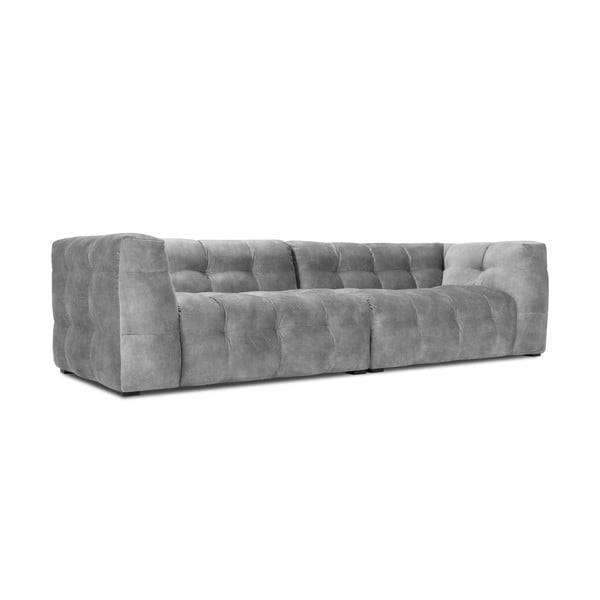 Диван от сиво кадифе , 280 см Vesta - Windsor & Co Sofas-image-3