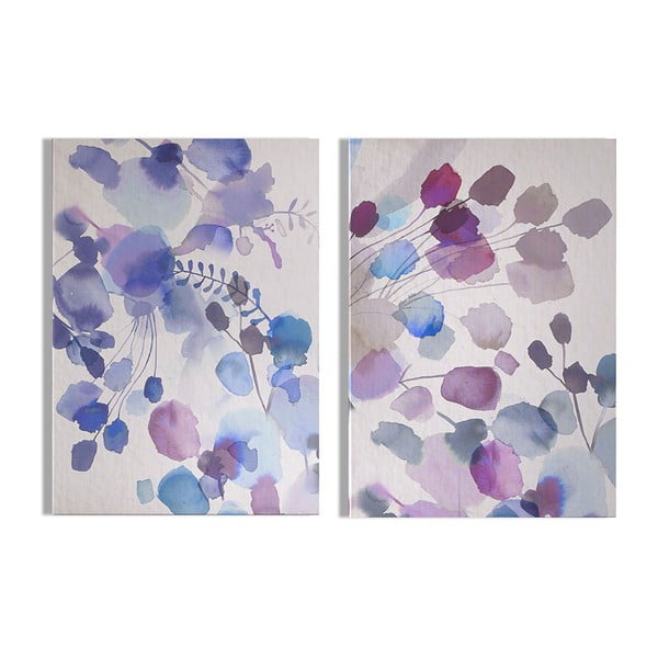 Комплект от 2 картини Експресивни цветя, 50 x 70 cm - Graham & Brown