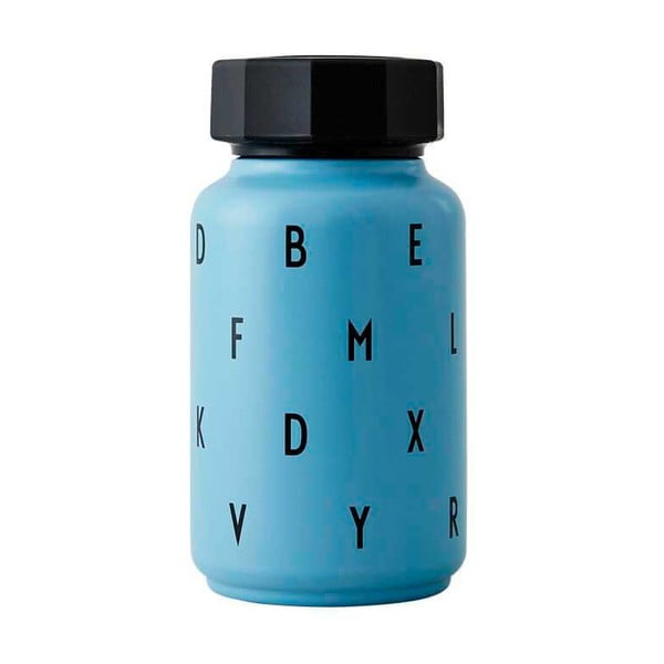Синя детска термо бутилка, 330 ml - Design Letters