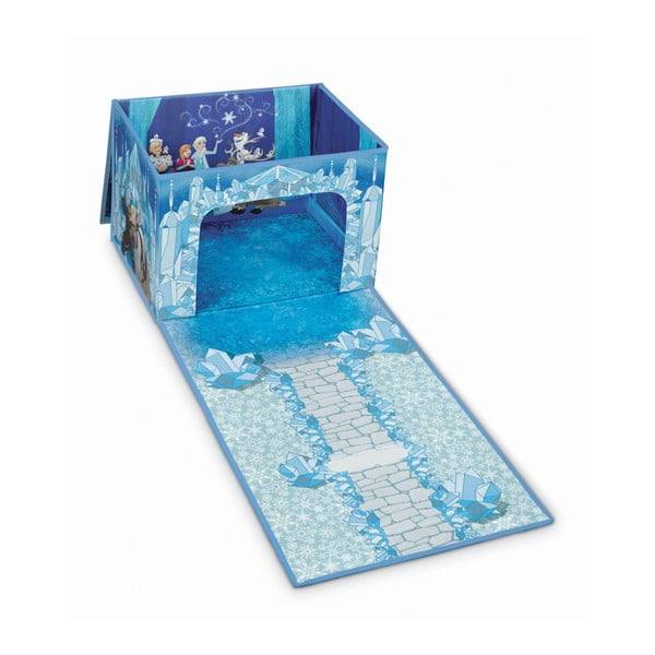 Сгъваема кутия за съхранение с къщичка за игра Frozen - Domopak