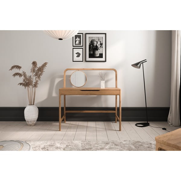 Тоалетка от масивен дъб 57x110 cm Twig – The Beds-image-1