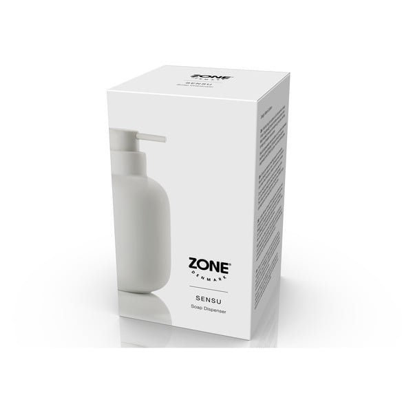 Бял керамичен диспенсер за сапун 300 ml Sensu – Zone-image-1