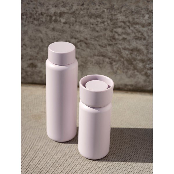 Светлорозова термочаша от неръждаема стомана 650 ml Singles – Zone-image-1