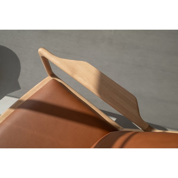 Фотьойл в сиво-натурален цвят Dedo - Gazzda-image-3