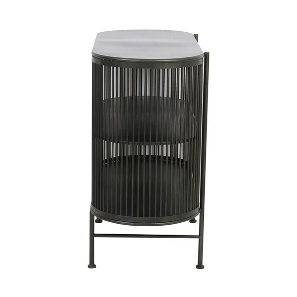 Черен метален скрин 100x80 cm Yinthe - Light & Living-image-4