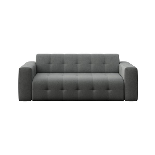 Сив кадифен диван 223 cm Tuil – Rodier