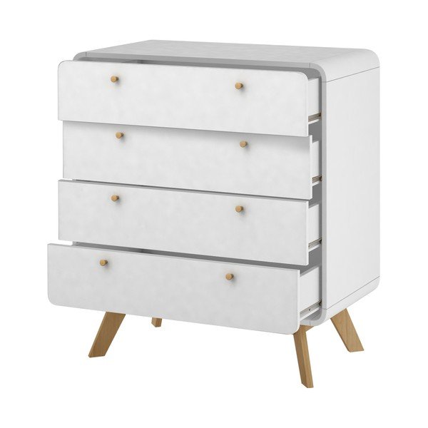 Бял висок скрин 80x88 cm Caitlin – Støraa-image-3