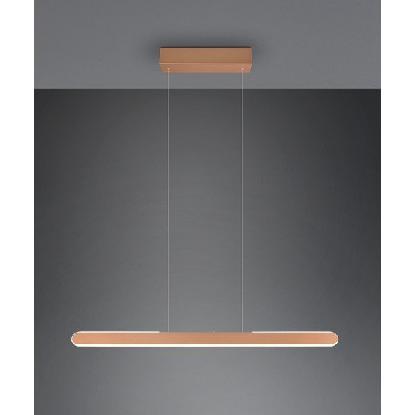 Кафяво LED висящо осветително тяло Helios - Trio-image-1