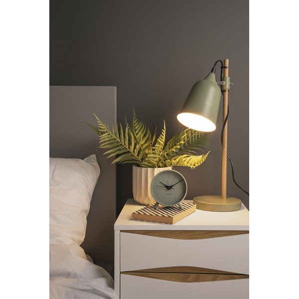 Зелен метален будилник , ø 11 cm Index - Karlsson-image-1