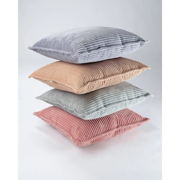 Детска възглавница за диван от рипсено кадифе в цвят мента Block – Wigiwama-image-1