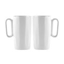 Бели глинени чаши в комплект от 2 бр. 330 ml Fuori – Vialli Design