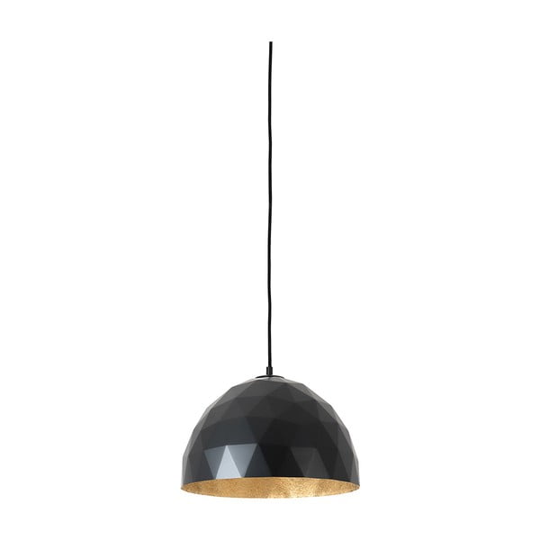 Черна висяща лампа със златни детайли Custom Form Leonard, ø 35 cm - CustomForm