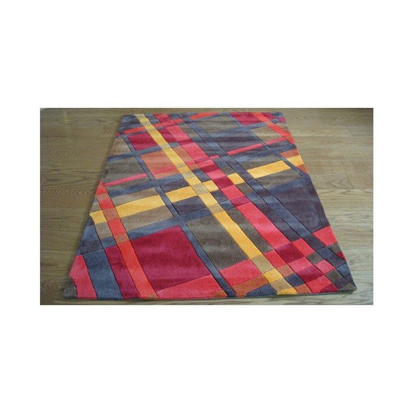Koberec Plaid Orange, 160x220 cm-image-1