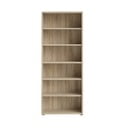 Модулен шкаф за книги в дъбов декор в естествен цвят 89x222 cm Prima - Tvilum