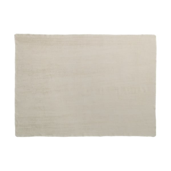 Сиво и бежово одеяло със смес от вълна 140x200 cm Ylva Dark Linen – Pappelina-image-2