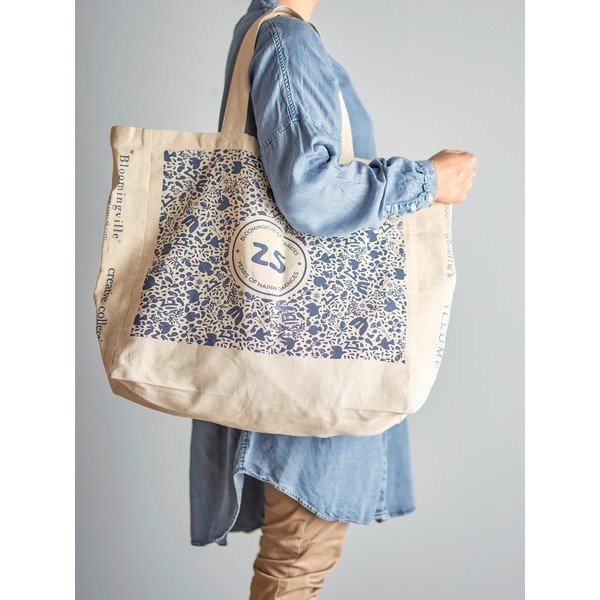 Памучна пазарска чанта Anniversary – Bloomingville-image-3