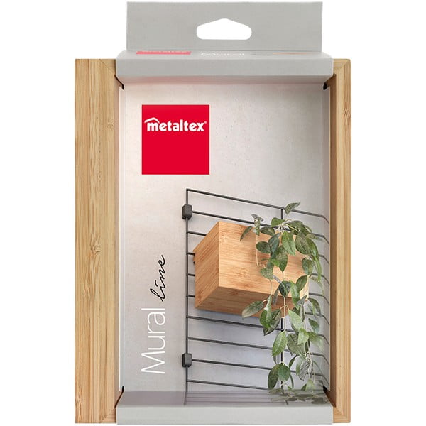 Бамбуков компонент - кутия за съхранение в естествен цвят 19x15 cm Mural – Metaltex-image-2