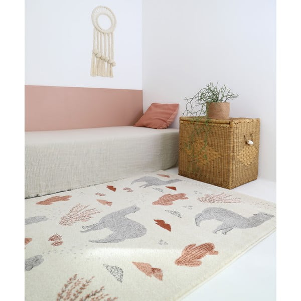Кремав детски килим 120x170 cm Andina by Mon Petit Art – Nattiot-image-3