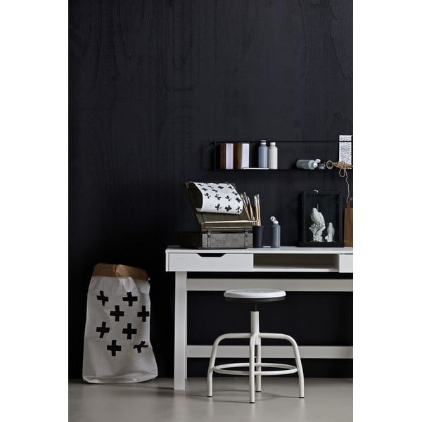 Бяло бюро Nikki - WOOOD-image-2