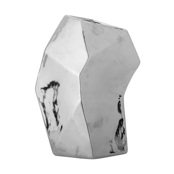 Глинена ваза в сребрист цвят (височина 23 cm) Dimona – Bloomingville